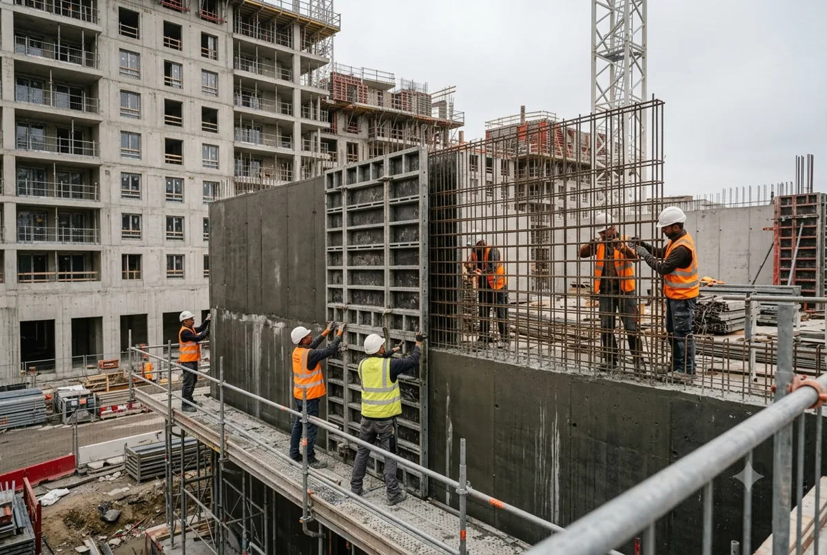 Maçons roumains gros œuvre & tp sur chantier en France